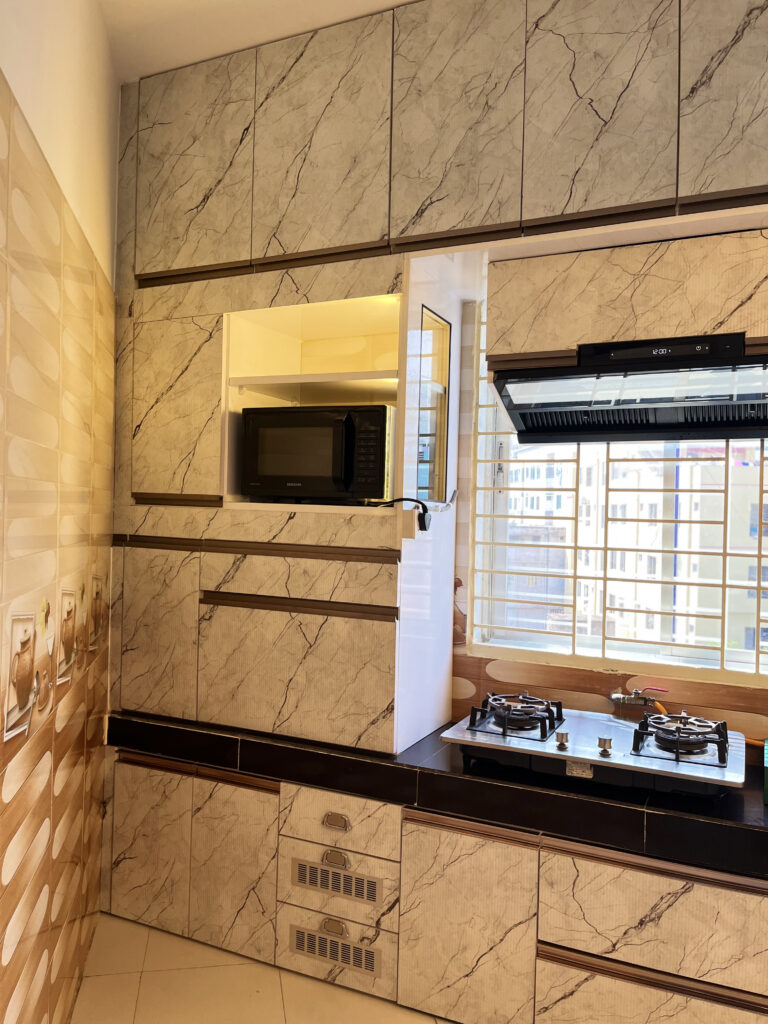 consealed oven rack