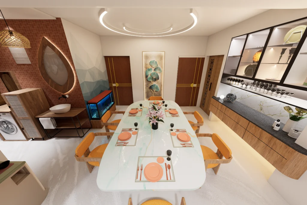 Mr. Tahsin's Residence - Shopnonagar, Mirpur DOHS dinning 2