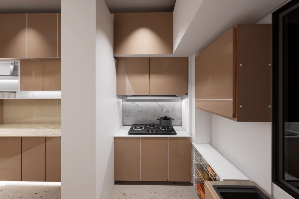 Mr. Tahsin's Residence - Shopnonagar, Mirpur DOHS kitchen 2