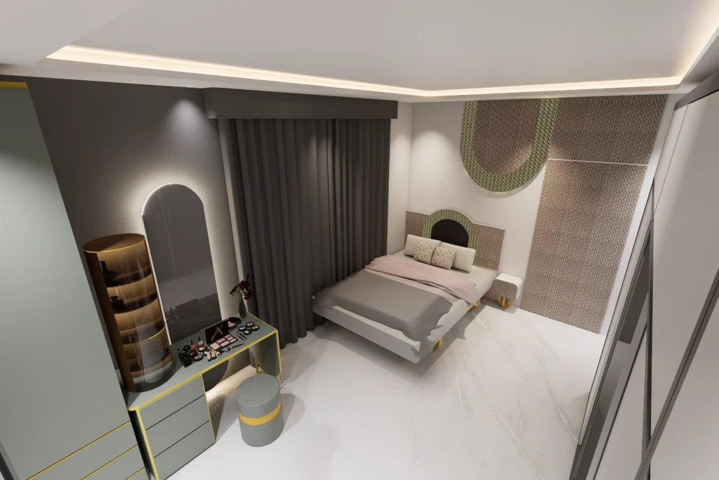 Mr. Tahsin's Residence - Shopnonagar, Mirpur DOHS master bedroom 7